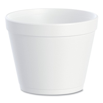 Dart 24MJ48 24 oz. Foam Containers - White (500/Carton)