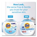 Laundry Detergents | Tide 80870579 PODS 63 oz. Tub HE Compatible Laundry Detergent - Free and Gentle (4/Carton) image number 4
