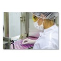 Janitorial Disposable & Single Use Gloves | SemperCare SCVNP103 Stretch Vinyl Examination Gloves - Medium, Cream (100/Box) image number 1