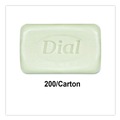Hygiene Bar Soaps | Dial Professional 10923 00098 2.5 oz. Unwrapped Antibacterial Deodorant Bar Soap - lean Fresh Scent (200/Carton) image number 3