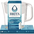 Decanters & Pitchers | Brita 36089CT 6-Cup Denali Water Filter Pitcher with 1 Standard Filter - White (2/Carton) image number 1
