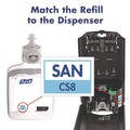 Hand Sanitizer Dispensers | PURELL 7820-01 CS8 5.79 x 3.93 x 15.64 1,200 mL Hand Sanitizer Dispenser - White (1/Carton) image number 4