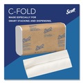 Perforated Roll & Hand Towels | Scott 01510 10.13 in. x 13.15 in. 1-Ply Essential C-Fold Towels - White (12 Packs/Carton) image number 8