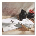 Dinner Napkins | Boardwalk 16X16LNAPW 1-Ply 16 in. x 16 in. Linen-Feel Flat Napkins (1000/Carton) image number 3