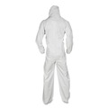 Hand Sanitizing Wipes | Ansell KCC49127 A20 Elastic-Back, Hood and Boots Breathable Particle Protection Coveralls - Quadruple Extra Large, White (20/Carton) image number 1