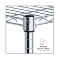 Racks & Shelving | Alera ALESW664818SR NSF Certified 6-Shelf 48 in. x 18 in. x 72 in. Wire Shelving Kit - Silver image number 5