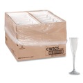 Cups | WNA WNA CWSC5 5 oz. Classicware One-Piece Plastic Champagne Flutes - Clear (10/Pack, 10 Packs/Carton) image number 0