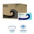 Food Service Disposable & Single Use Gloves | Boardwalk 395LCTA 395 Series 5 mil Thick 9.5 in. Long Powder-Free Disposable General-Purpose Nitrile Gloves - Large, Blue (1000/Carton) image number 5
