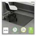 Floor Mats | Deflecto CM24242BLKSS Ergonomic 53 in. x 45 in. Sit Stand Mat - Black image number 7