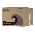 Disposable Knives | Boardwalk BWK KNIFEMWPS Mediumweight Polystyrene Cutlery Knife - White (1000/Carton) image number 0