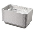 Perforated Roll & Hand Towels | Handi-Foil 201970 12.19 in. x 20.75 in. Full-Size Deep Aluminum Steam Table Pans (50/Carton) image number 0