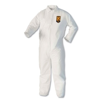 Ansell 44304 A40 Coveralls - X-Large, White (25/Carton)