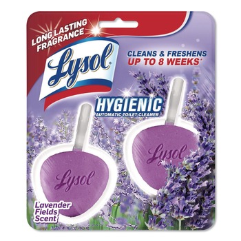 LYSOL Brand 19200-83722 Hygienic Automatic Toilet Bowl Cleaner - Cotton Lilac (2/Pack)