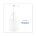 Water & Solvent Pumps | Boardwalk 516160 1 oz 12 in. Tube Plastic Siphon Pump for 1 Gallon Bottles - White (12/Carton) image number 4