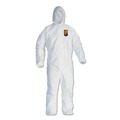 Cleaning Cloths & Wipes | Ansell KCC 44326 A40 Elastic-Cuff Ankle Hooded Coveralls - Triple Extra Large, White (25/Carton) image number 0