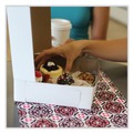 Bakery Boxes & Containers | SCT 1553 9 in. x 9 in. x 2.5 in. Paper Standard Bakery Boxes - White (250/Carton) image number 2