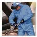 Cleaning Cloths & Wipes | KleenGuard 45353 A65 Zipper Front Flame-Resistant Coveralls - Large/Blue (25/Carton) image number 7