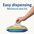 Cleaning Cloths & Wipes | Clorox 31404 8 in. x 7 in. 1-Ply Easy Pull Pack Disinfecting Wipes - Lemon Scent, White image number 6