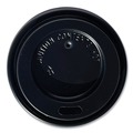 Cup Lids | Boardwalk BWKHOTBL4 Plastic Hot Cup Lids Fits 4 oz. Cup - Black (1000/Carton) image number 1