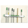 Tool Storage & Organizers | Unger HU900 36 in. W x 3.5 in. D x 3.5 in. H Hold Up Aluminum Tool Rack - Aluminum/Green image number 2