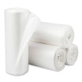 High-Density Trash Bags | Pitt Plastics PCRH385816N Eco Strong Plus 38 in. x 58 in. 16 mic 60 Gallon Can Liners - Natural (200/Carton) image number 1