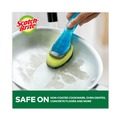 Scouring Pads & Sticks | Scotch-Brite 650-12-RRP 2.5 in. x 9.5 in. Soap-Dispensing Dishwand - Yellow/Green image number 2