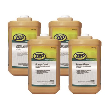 Zep Professional 1046475 1 gal. Bottle Industrial Hand Cleaner - Orange (4/Carton)
