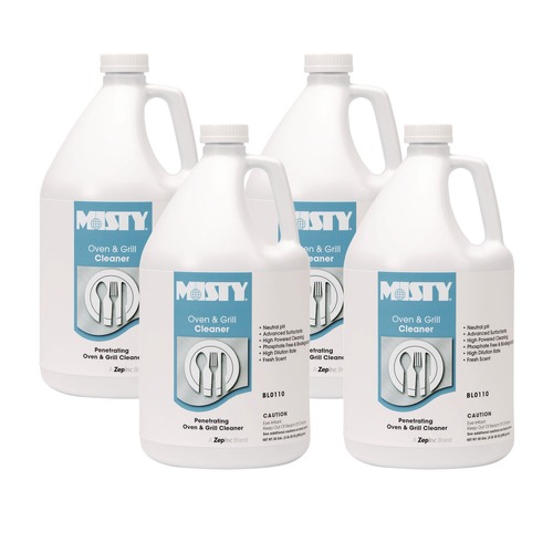 Industrial Cleaning Products | Misty 1038695 1 gal. Bottle Heavy-Duty Oven and Grill Cleaner (4/Carton) image number 0