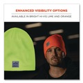 Head & Face Protection | Ergodyne 16814 N-Ferno 6812 One Size Fits Most Rib Knit Beanie - Orange image number 5