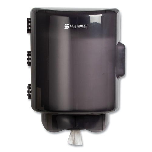 Towel Dispensers | San Jamar T420TBK 10.75 in. x 10.25 in. x 13.25 in. Adjustable Center Pull Towel Dispenser - Black Pearl image number 0