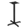 Indoor Dining & Cafe Tables | Alera ALETBH423B Hospitality Series 27.5 in. x 40.38 in. 300 lbs. Capacity Steel Single-Column Bases - Black image number 0