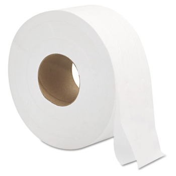 TOILET TISSUES | General Supply 8112 9 in. 2 Ply Jumbo Roll Bath Tissue - White (12/Carton)