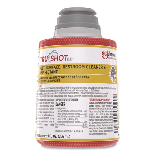 Disinfecting & Cleaning Solutions | SC Johnson 379850 TruShot 2.0 Disinfectant Multisurface Cleaner Fresh Scent 9 oz Cartridge (4/Carton) image number 0