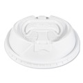 Cup Lids | Dart OPT316 Optima Reclosable Lids for Paper Hot Cups fits 10 oz. - 24 oz. Cups - White (1000/Carton) image number 0