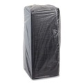 Food Containers & Lids | Pactiv Corp. 75SBASE 7.5 x 7.5 x 0.56 Recycled Plastic Brownie Container - Black (195/Carton) image number 3