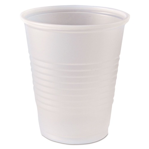 Cups | Fabri-Kal 000000000009508020 RK 5 oz Ribbed Plastic Cold Drink Cups - Clear (2500/Carton) image number 0