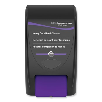 SC Johnson HVY2LDB 6.37 in. x 5.47 in. x 11.37 in. 2 Liter Cleanse Heavy Dispenser - Black (8/Carton)