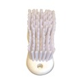 Brushes | Boardwalk BWKFSCBWH 6 in. Handle 6 in. Brush Polypropylene Bristles Scrub Brush - White image number 3
