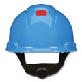 Head & Face Protection | 3M H-703SFR-UV SecureFit H-Series 4-Point Pressure Diffusion Ratchet Suspension H-700 Cap with UV Indicator Hard Hats - Blue image number 0