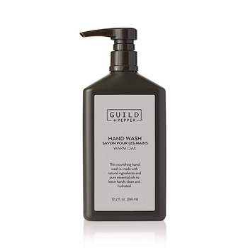 Guild+Pepper 100306 12.2 oz Hand Wash - Warm Oak Scent (12/Carton)