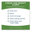 Low-Density Trash Bags | Stout by Envision T3658B15 36 in. x 58 in. 1.5 mil. 60 Gallon Total Recycled Content Plastic Trash Bags - Brown/ Black (100/Carton) image number 4