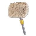 Mop Heads | Rubbermaid Commercial FGS29900WH00 9 in. x 5 in. Wall Washer Cotton Replacement Pads - White image number 2