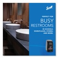 Soap Dispensers | Scott 92145 5 in. x 5.25 in. x 8.38 in. 1000 mL Essential Manual Skin Care Dispenser - Black image number 9