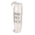 Cup Lids | Fabri-Kal 9508216 Kal-Clear/Nexclear Flat X-Style Straw Slot Plastic Drink Cup Lids Fits 12 oz. to 14 oz. Cold Cups - Translucent (1000/Carton) image number 2