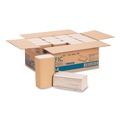 Perforated Roll & Hand Towels | Georgia Pacific Professional 23504 10.25 in. x 9.25 in. 1-Ply Pacific Blue Basic S-Fold Paper Towels - Brown (4000/Carton) image number 2