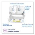 Toilet Tissue Dispensers | Tork 473200 14.17 x 5.08 x 8.23 Elevation Coreless High Capacity Bath Tissue Dispenser - White image number 1