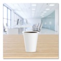 Cups | SOLO 378W-2050 8 oz. Single-Sided Poly Paper Hot Cups - White (1000/Carton) image number 9