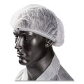 Hairnets & Hair Restraints | AmerCareRoyal RP110NWP 21 in. Pleated Polypropylene Latex-Free Operating Room Cap - White (1000/Carton) image number 2