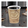 Cups | SOLO 370MS-0029 Mistique Design 10 oz Single Sided Poly Paper Hot Cups (50/Bag, 20 Bags/Carton) image number 4