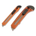 Knives & Multi-Purpose Tools | Great Neck 2SBK 9 mm/18 mm Knife Snap-Off Utility Knife Set - Orange/Black image number 0